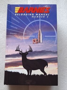 Barnes Reloading Manual Number 3 - Hardcover (2001) - NEW Condition